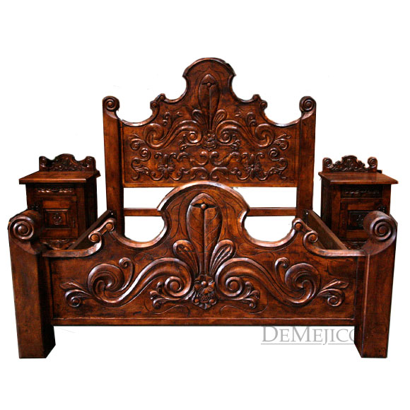 Spanish Colonial Bed Spanish Conquista Bed Demejico