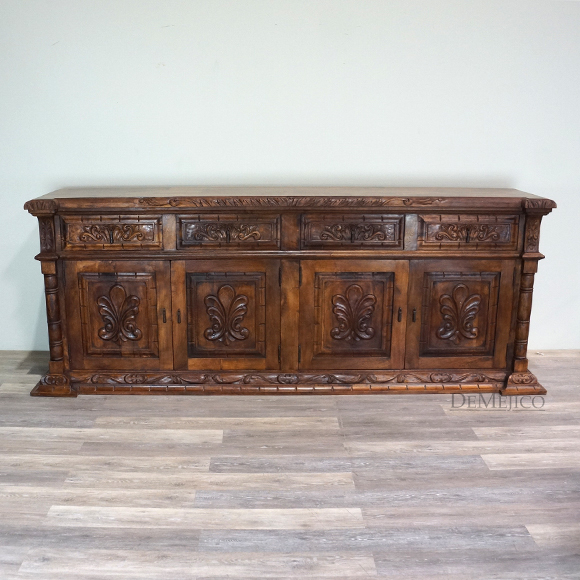 large buffet table